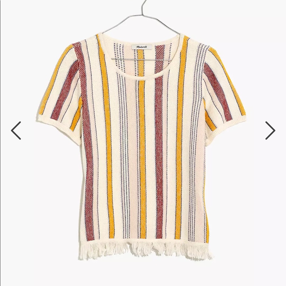Madewell Blakley stripe sweater tee S